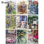 EverShine Алмазная мозаика, пейзаж, стразы, искусство, алмазная живопись, полный квадрат, велосипед, вышивка крестом из бисера, украшение для дома