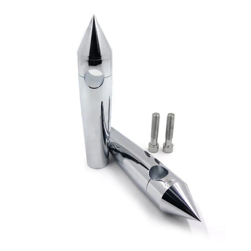 

Пара мотоциклов с хромированными шипами, 8 дюймов, руль для Harley Cruiser Chopper Cafe Racer, старый школьный поплавок Touring