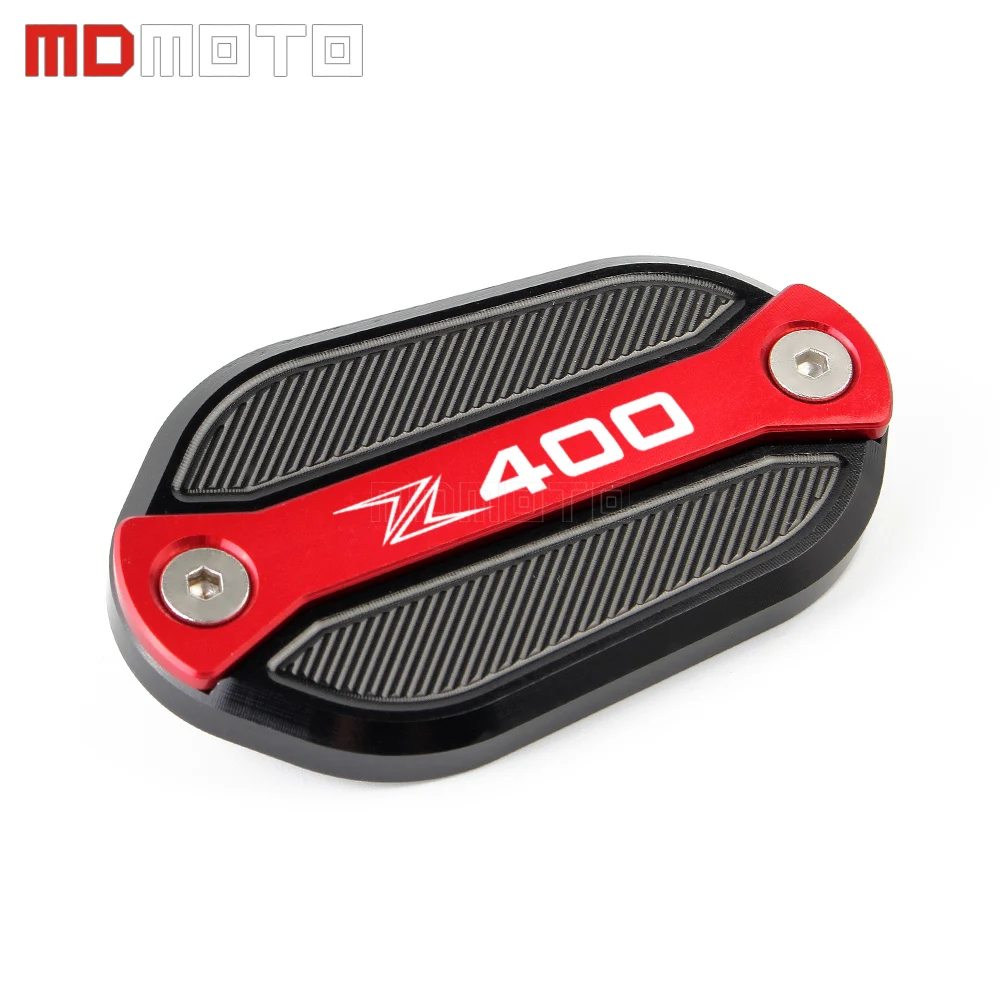

Modified Accessories for KAWASAKI Z 400 NINJA 400 2018 2019 Motorcycle CNC Aluminum Front Brake Reservoir Fluid Tank Cover Cap