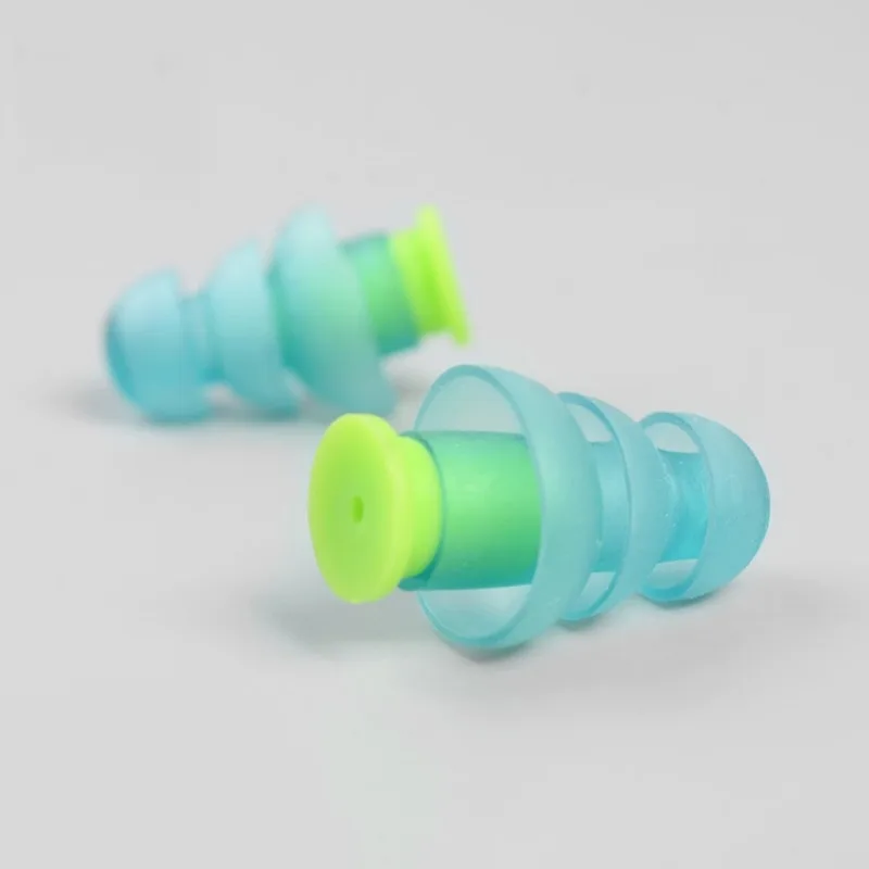 1 Pair Reusable Noise Cancelling Soft Silicone Earplugs Sound Insulation Hearing Protection Ear Plugs for Music Party | Красота и
