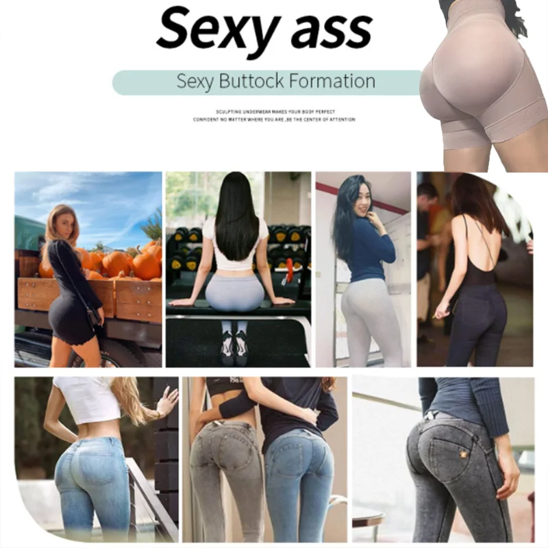 Женские разноцветные трёхбортные эластичные шорты на бедрах Корректирующее