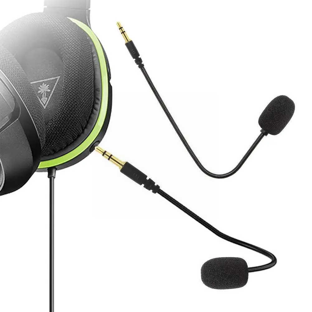 

Portable 3.5mm Wired Stereo Studio Gaming Headset Mic Mini HD Voice Mono Microphone For Cell Phone Laptop Recorder F9G7
