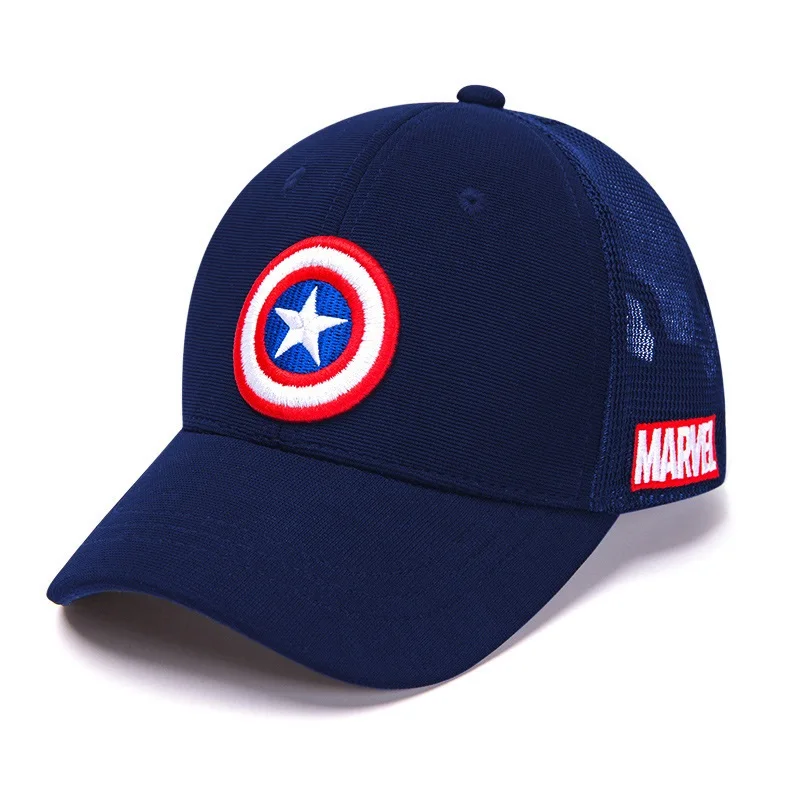 

Disney Marvel Captain America Hat Baseball Cap Photography Props Hip Hop Hat Letter Embroidery Hats Baby Adult Travel Caps Gifts