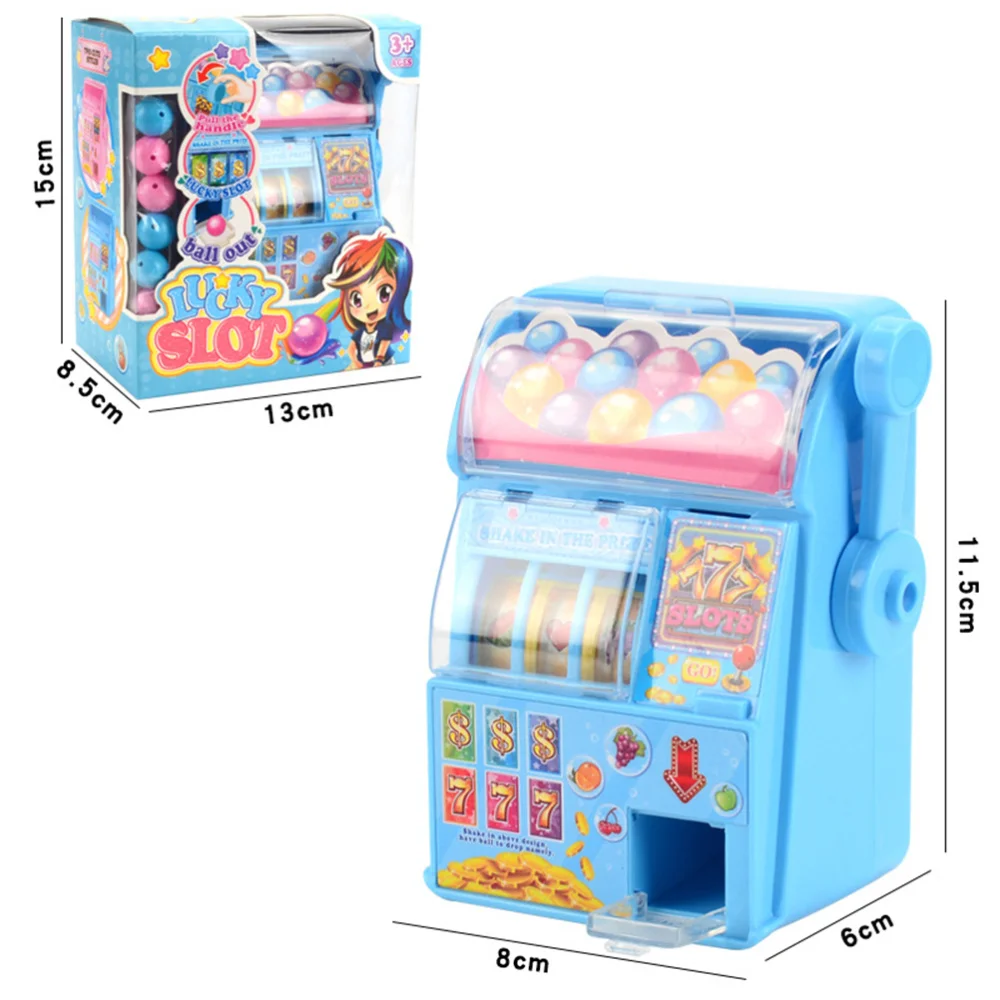 

Manual Lottery Machine Funny Desktop Miniature Lottery Educational Plaything for Home Party Boy Girl (Random Color)