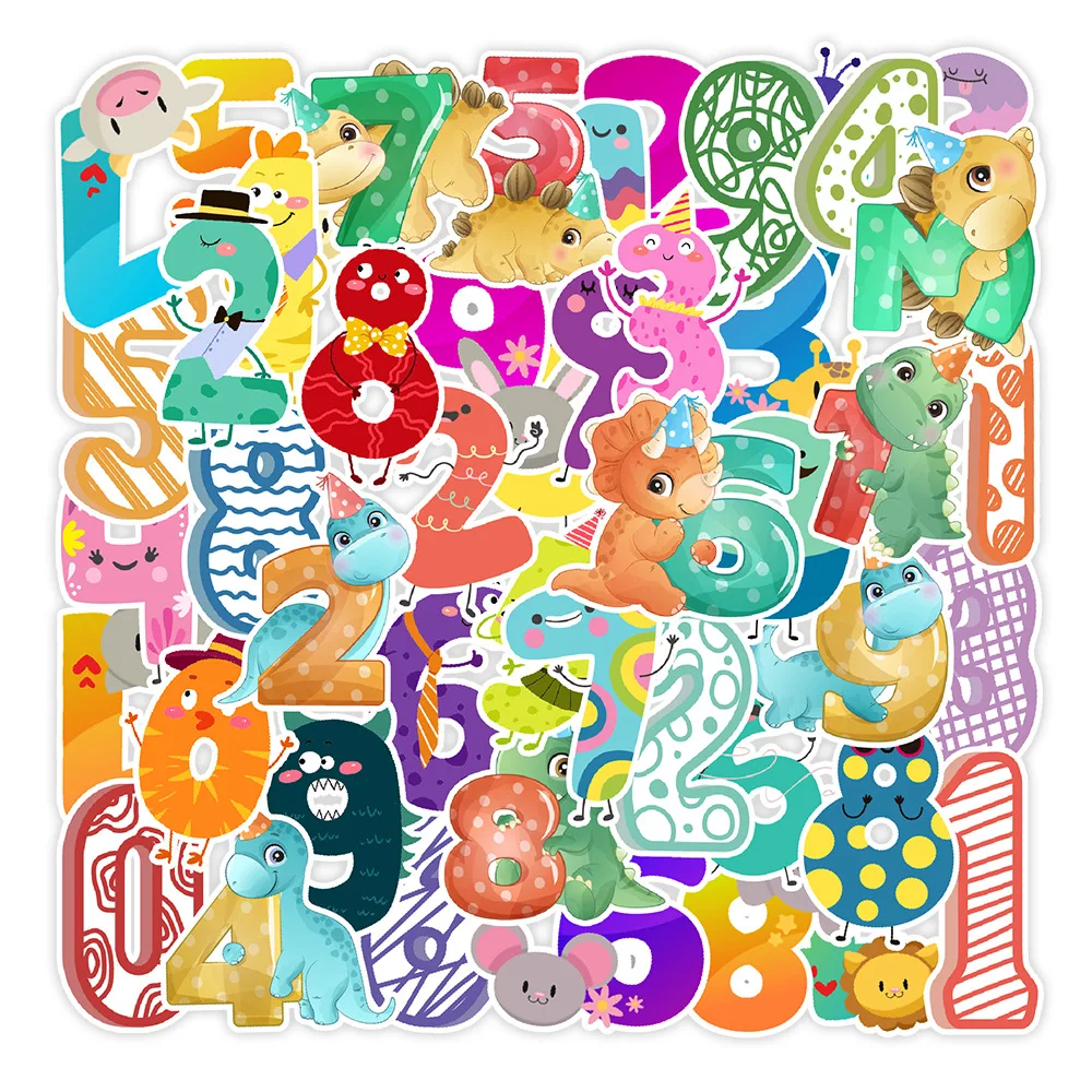 

10/30/50PCS Digital Cartoon Art Cute Creative Graffiti Decal Laptop Skateboard Suitcase Gift Toy DIY Sticker Wholesale