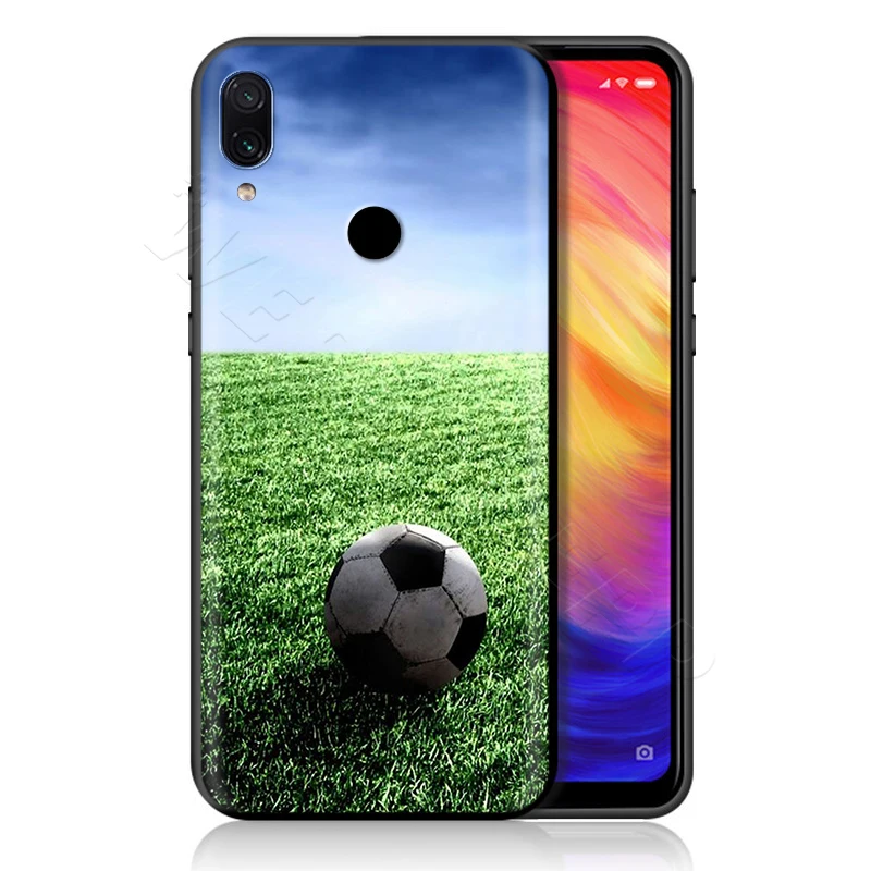 7 Футбол спортивный чехол для Xiaomi Redmi 4A 4X5 5A 6 6A 7 7A S2 Примечание Go K20 Pro Plus премьер-8 T - Цвет: 7