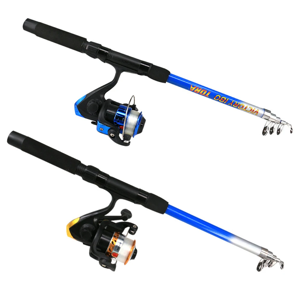 

Retractable Ice Fishing Rod Set with Reel Beginner Portable Fishing Pole Ultralight Fishing Tackle Tools for Winter Fishing