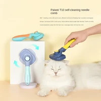 pet supplies cleaning and floating hair comb for cats one key comb for pet dogs stainless steel needle comb grooming supplies