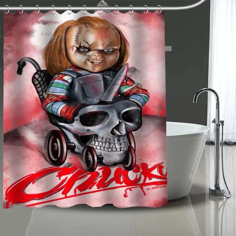 Горячая Распродажа на заказ Хэллоуин детская игровая занавеска для душа s DIY