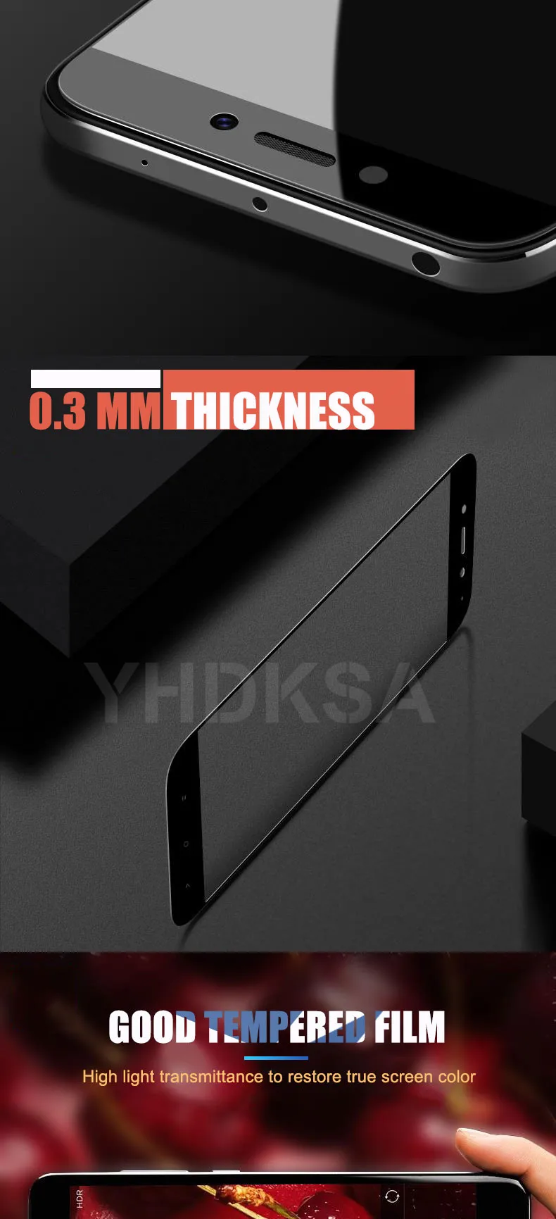9D закаленное стекло для Xiaomi Redmi 5 Plus S2 4X 5A Redmi Note 4 4X5 5A Pro Защитная пленка для экрана