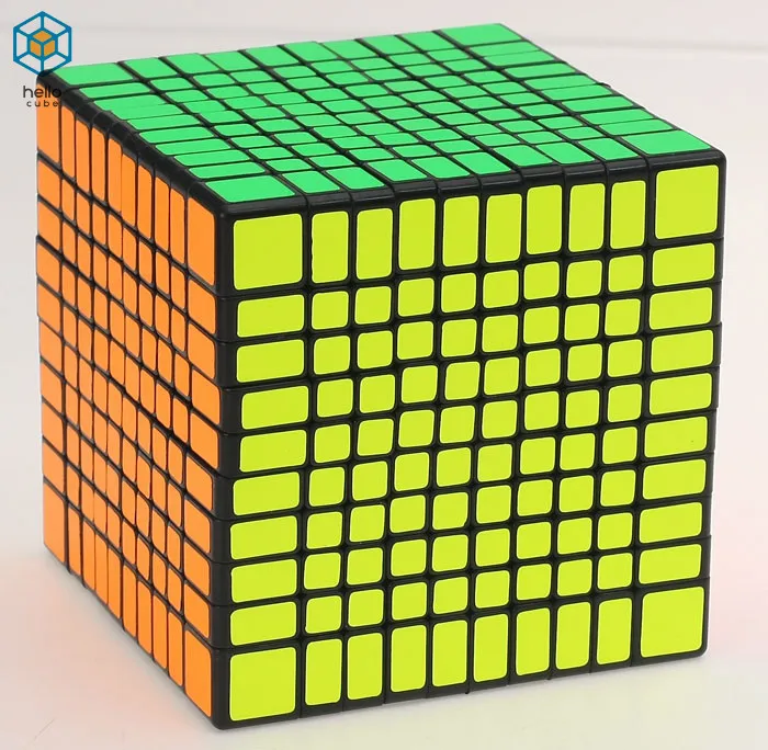 Shengshou кубик рубика 10х10 Головоломки 10x10 скоростной 10 слоев большой 10x10x10 Магический