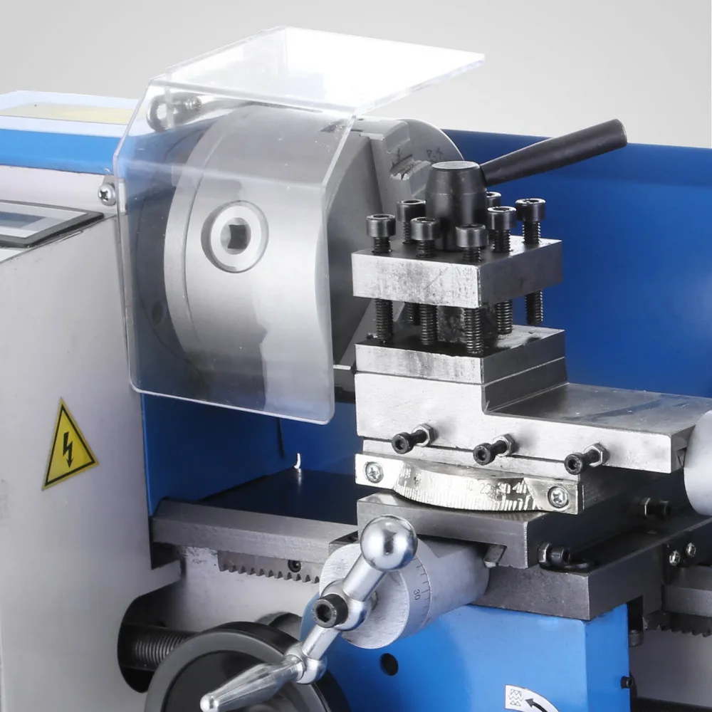 Digital 14" Steel Metal Working 550W Mini Lathe Machine 100mm Chuck 7x14 inch With Accessory Package | Инструменты