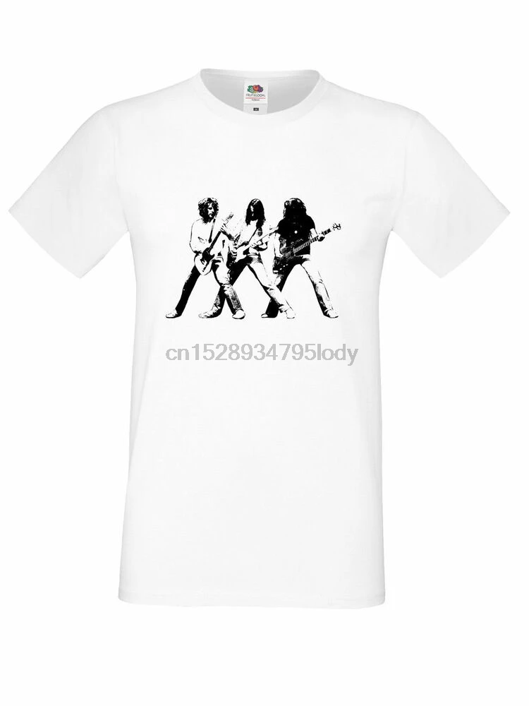 

Status Quo Dog of Two Heads image Rock Band Rossi Parfit White t shirt