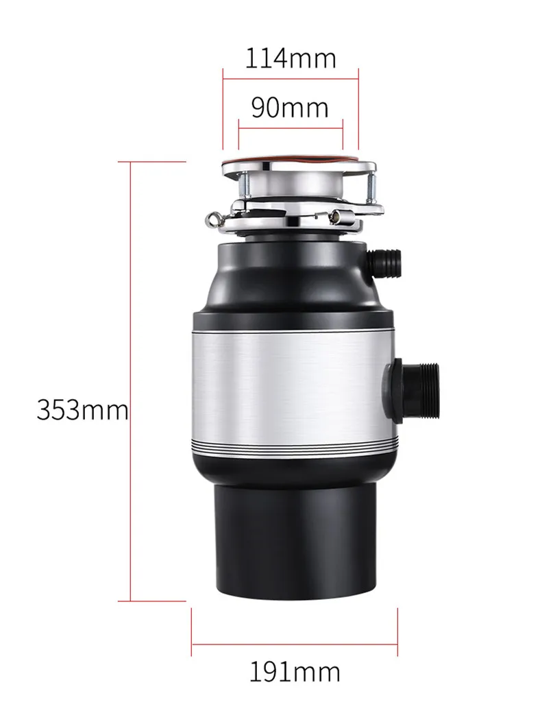 Seamoy 1.2L кухонный комбайн для мусора, измельчитель пищевых отходов с воздушным переключателем, перезагрузка, утилизация Кухонных Отходов 220 В