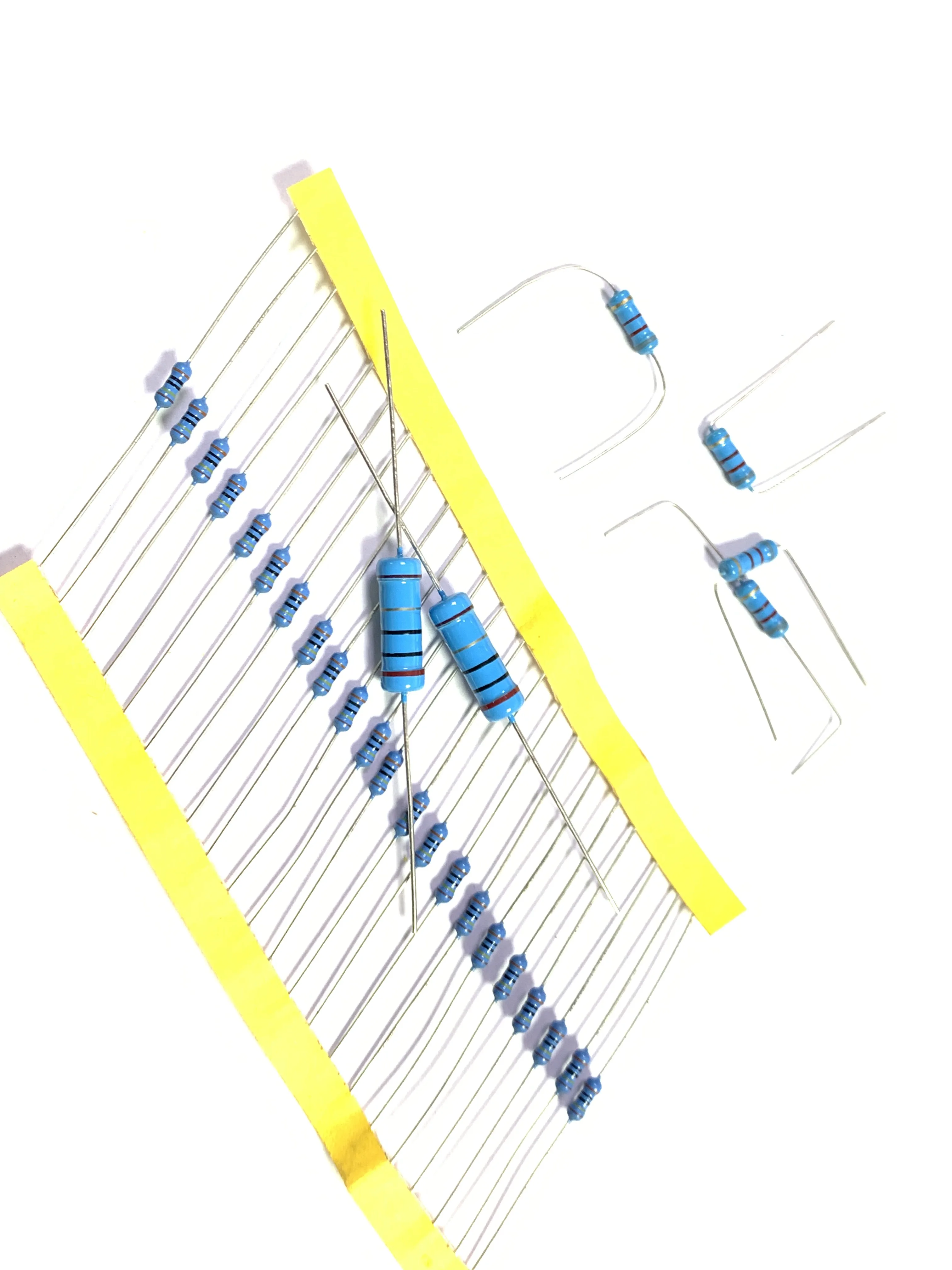 20 шт./лот/1 Вт металлический пленочный резистор 1% пятицветный кольцевой Силовой