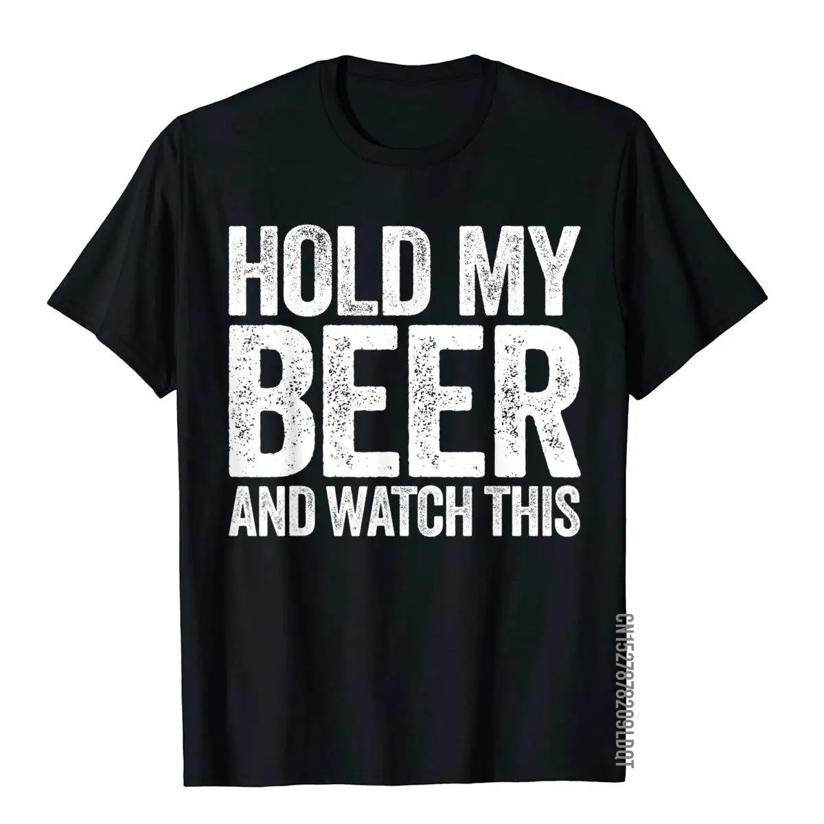 Футболка с надписью Hold My Beer And Watch |