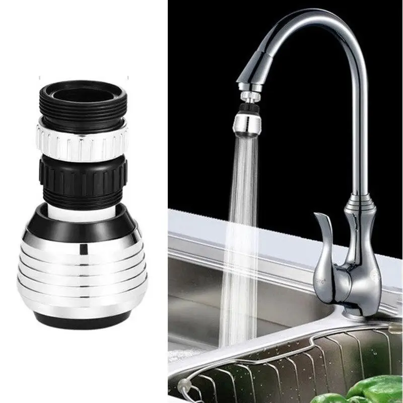 

Rotating Water Saving Tap Connector Dual Mode Kitchen Faucet Aerator Diffuser Bubbler Filter Shower Head Nozzle