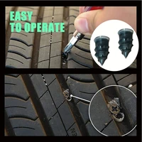 10pcs vacuum tyre repair nail tire puncture screws motorcycle fitting set tubeless wheel repairs punctures kit patches for car