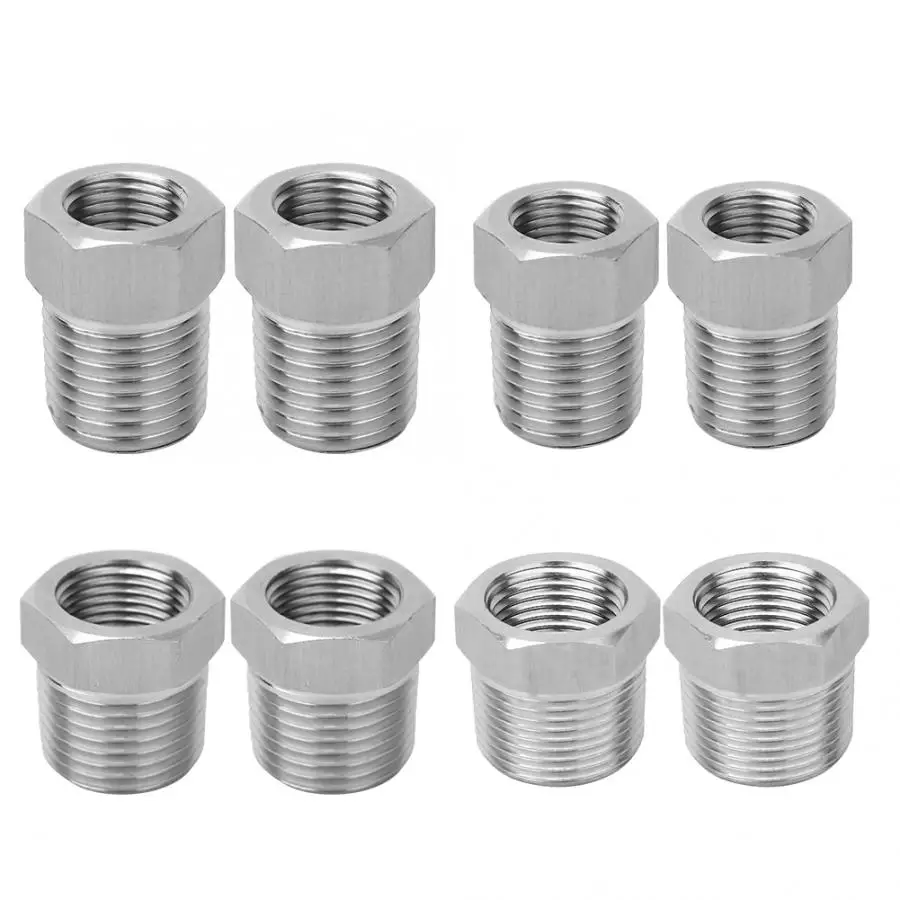 2 шт. BSP резьба Женский Мужской адаптер Труба фитинг редуктор Пневматический