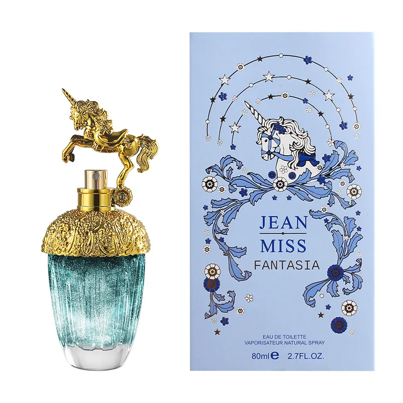 

80ml Original Women's Perfume Unicorn Personalized Spray Student Natural Lasting Eau De Toilette Beautiful Package Parfum