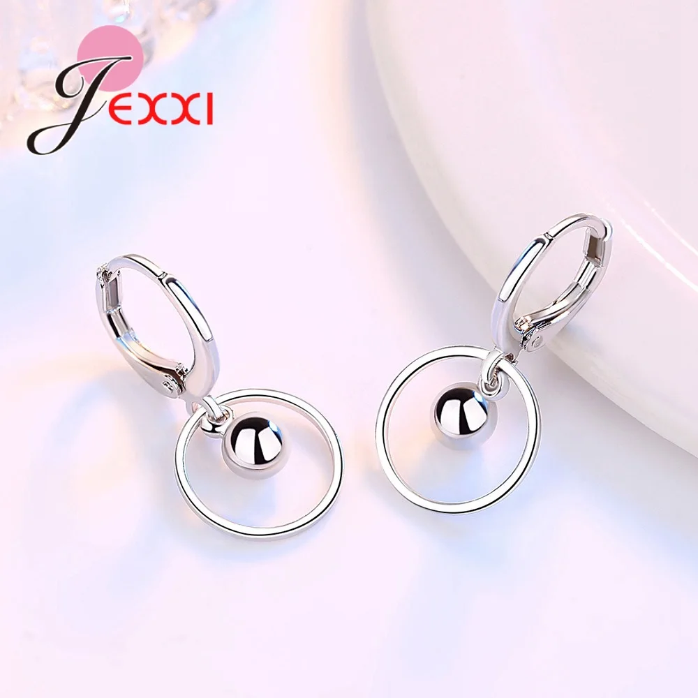 Женские Висячие серьги в Корейском стиле из стерлингового серебра 925 пробы