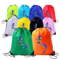 new luca drawstring backpack ball sports bag disney anime figure luca protable storage bag kids cartoon printing drawstring bag