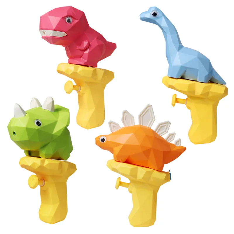 

New Creative Dinosaur Water Gun Children Outdoor Parent-child Toy Stegosaurus Triceratops Animal Cartoon Style Toys for Kids