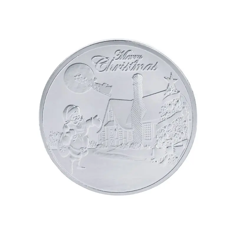 2018 памятная монета с Рождеством сувенир подарки художественная коллекция
