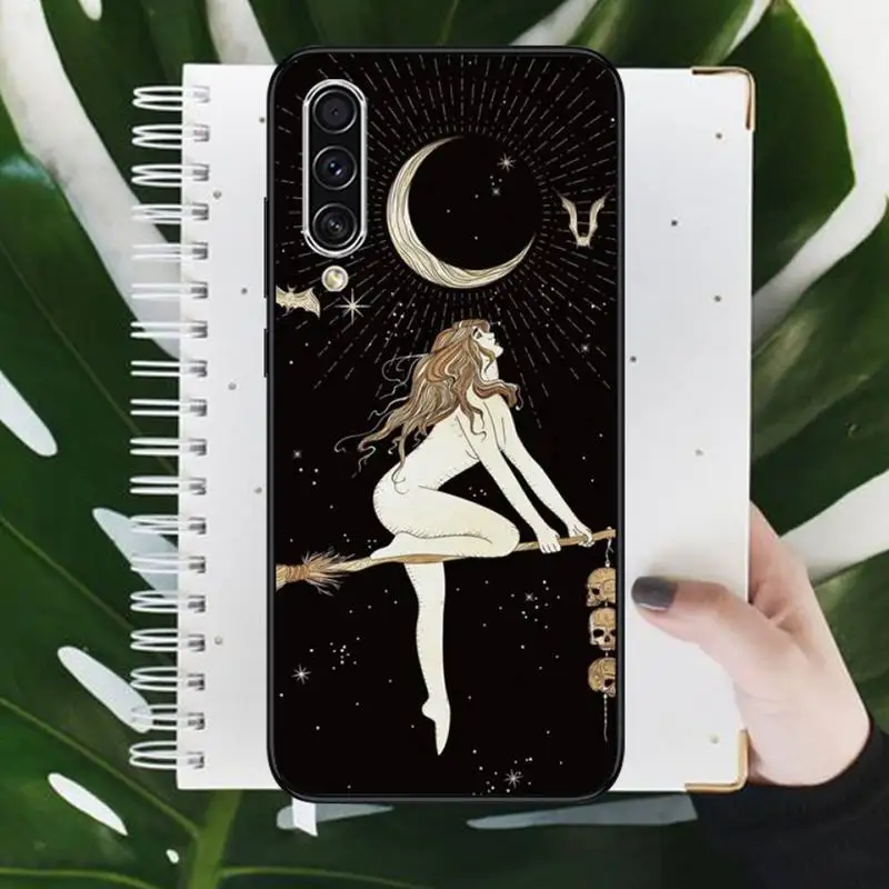 

Witches Moon Tarot Mystery Phone Case For Samsung Galaxy M10 20 30 A 40 50 70 71 6S A2 A6 A9 2018 J7 CORE PLUS STAR S10 5G C8