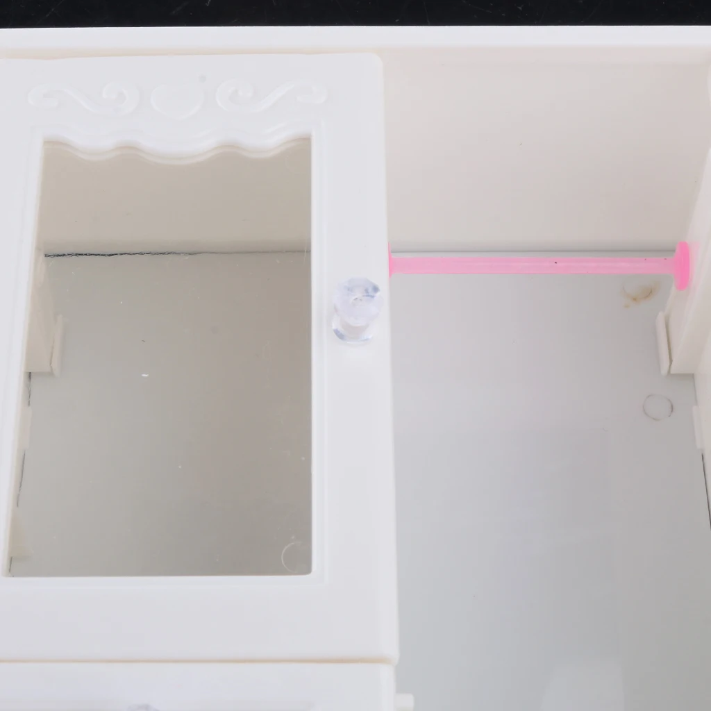 Кукольный домик миниатюрная мебель для спальни шкаф хранения детей