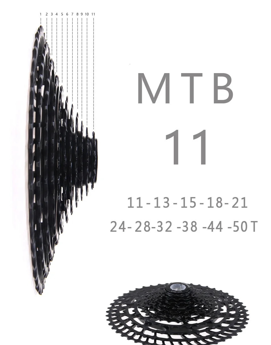 Солнечный велосипед кассета 11 12 скоростей MTB велосипед freewheel 11-50 T/11-52 T Сверхлегкий 360 г CNC Freewheel MTB части для HG