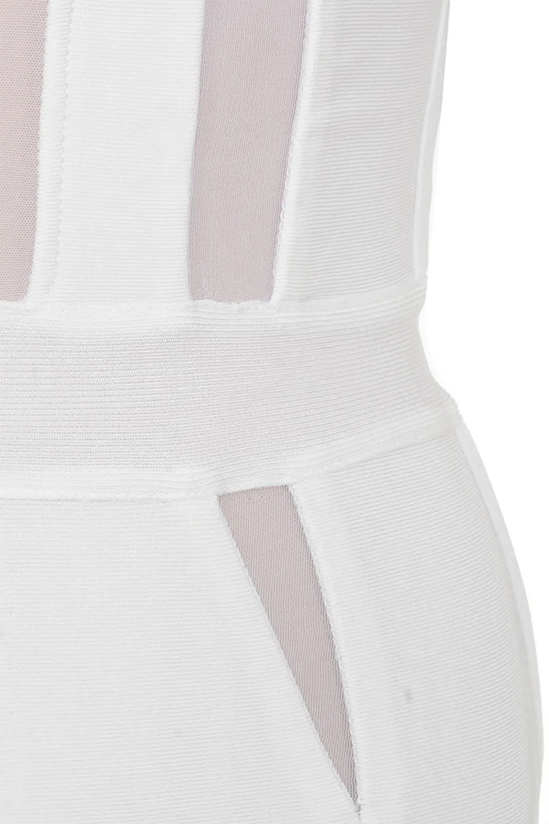 Женское Сетчатое облегающее платье до колен с длинным рукавом|Женские платья| |