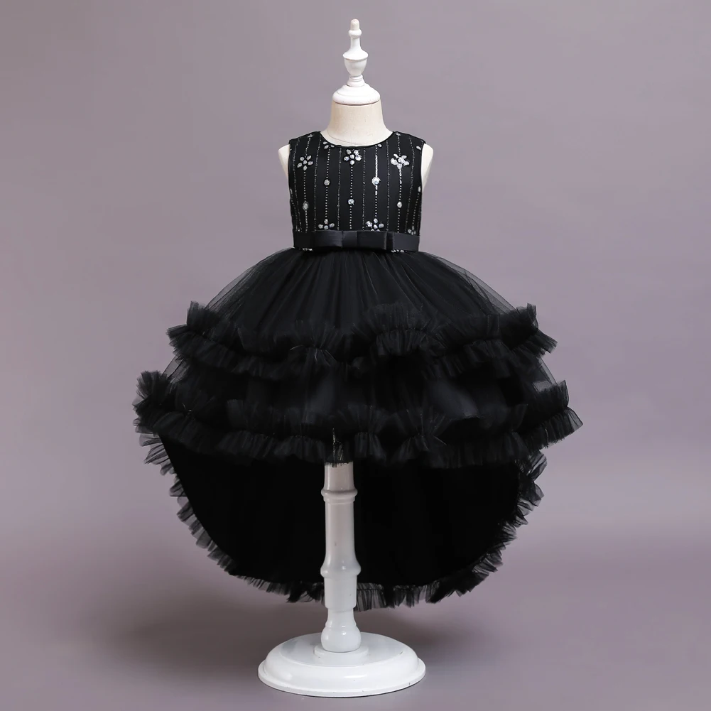 Girl Dress Kids Elegant Flower Evening Gown Princess Dresses Child Wedding Clothes Baby 2 3 4 5 6 7 8 9 10 Year Children | Детская
