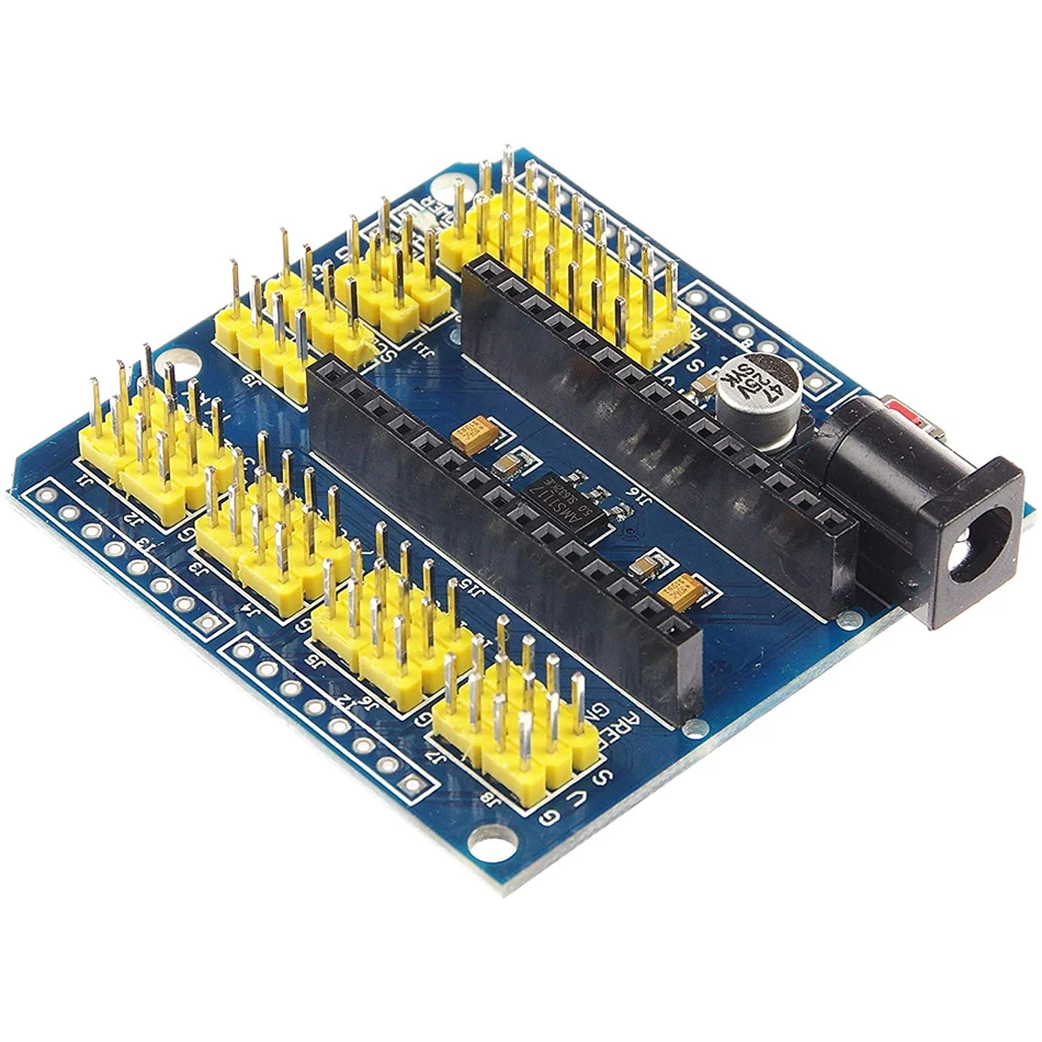 Плата совместимая с контроллером NANO I/O датчик расширения Shield Module для Arduino UNO R3 Nano