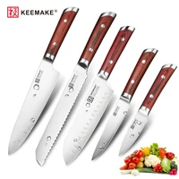 chef knife german 1 4116 steel sharp blade japanese santoku utility bread paring %d0%bd%d0%be%d0%b6 5pcs kitchen knives set color wood handle