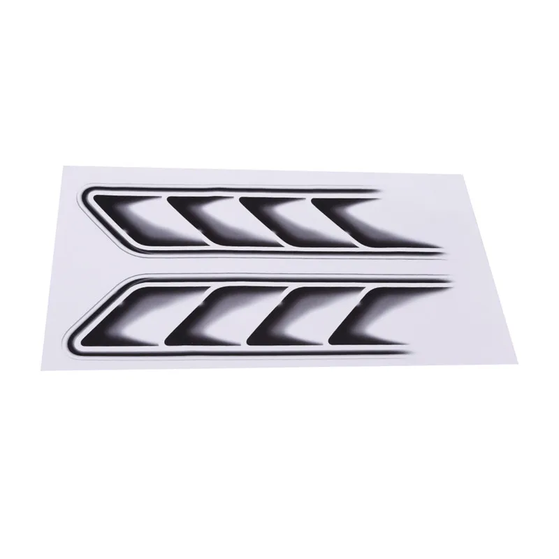 

Car Styling 3D Fake Vents Decorative Outlet Side Vents Stickers Funny Decals Emblem Symbol Creative Personalized Stickers