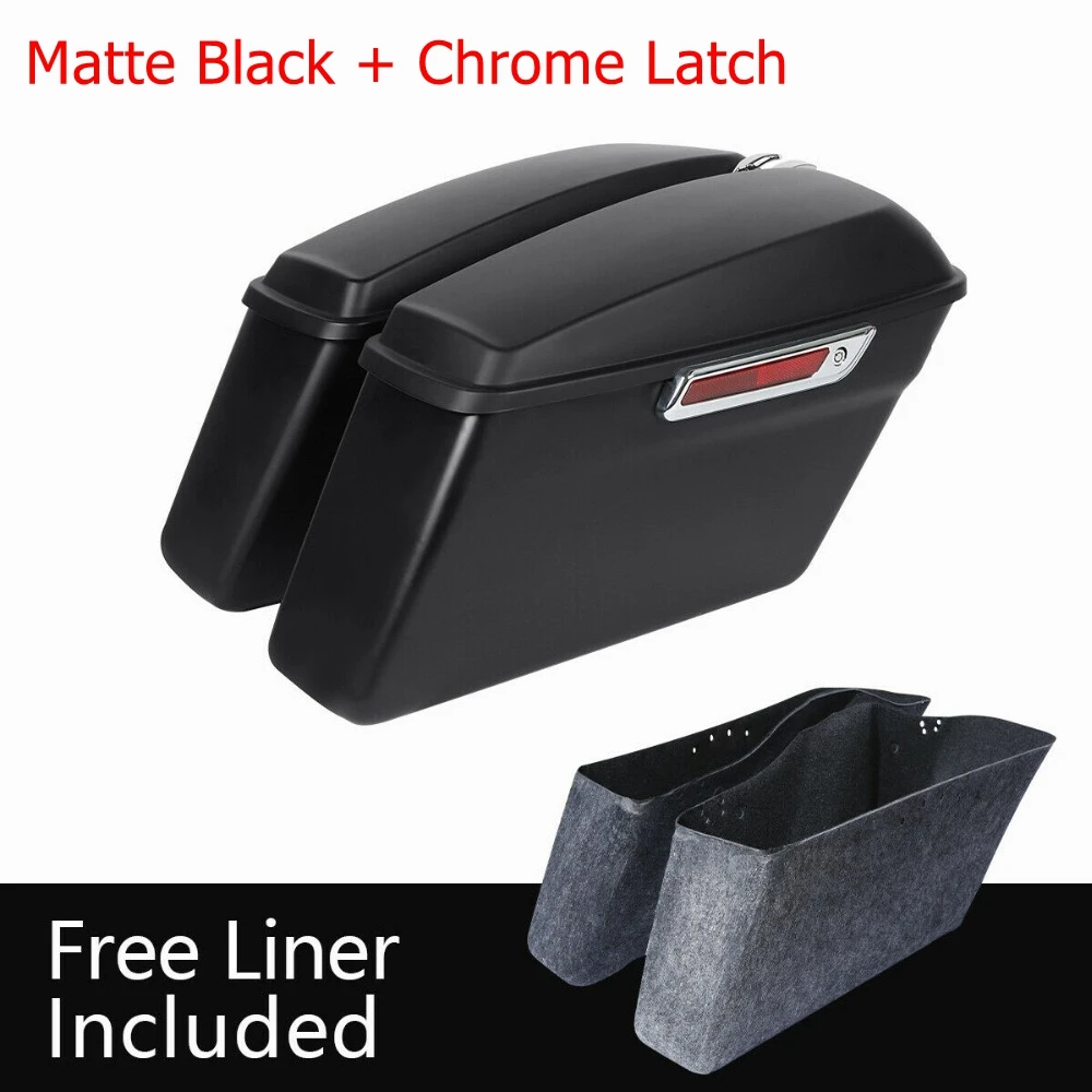 Жесткие седельные сумки для мотоциклов защелка багажника Harley Touring Road King Glide Street