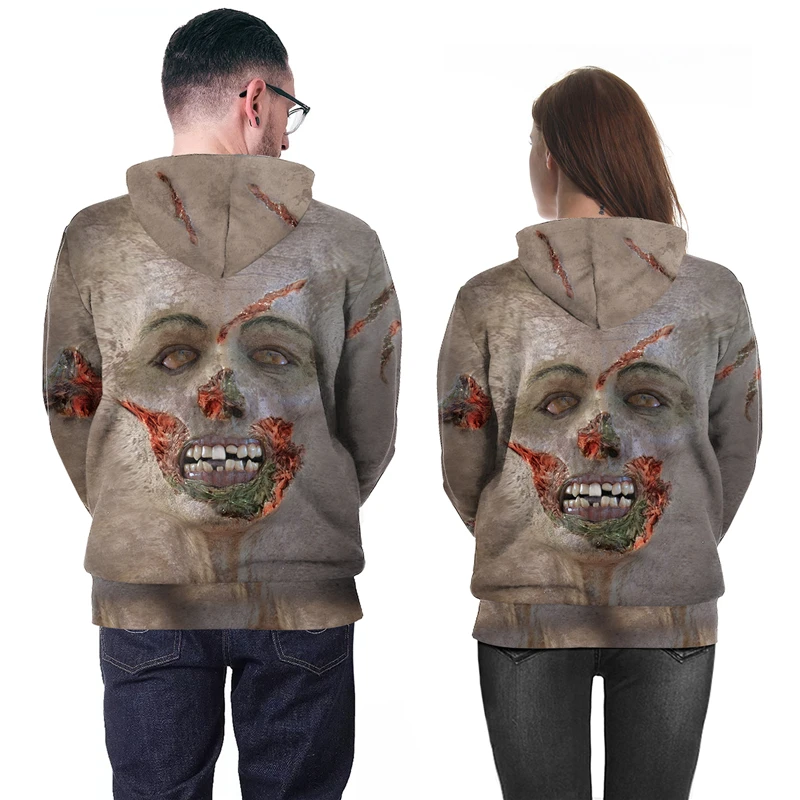 Карнавальный костюм на Хэллоуин с изображением лица зомби вечерние костюмы