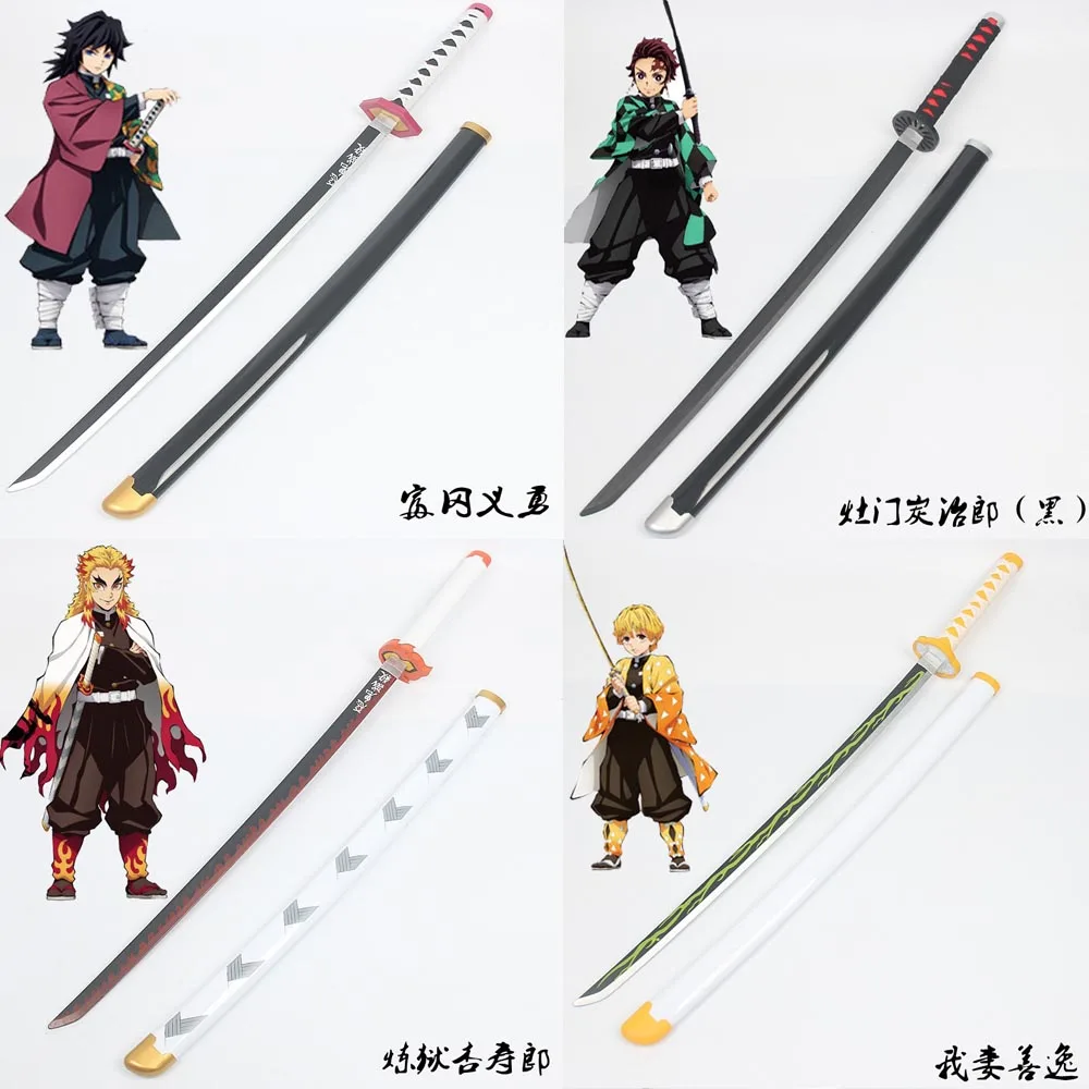 

Demon Slayer: Nezuko Tanjirou Kamado Cosplay Props Tanjirou Kamado Wooden Sword Weapons Prop for Comic Party Halloween Cos Wig