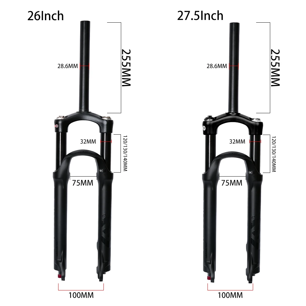 SR SUNTOUR EPIXON Bicycle Fork 26 / 27.5 29er Stroke 120/130/140mm Air Damping Suspension Mountain Bike | Спорт и развлечения