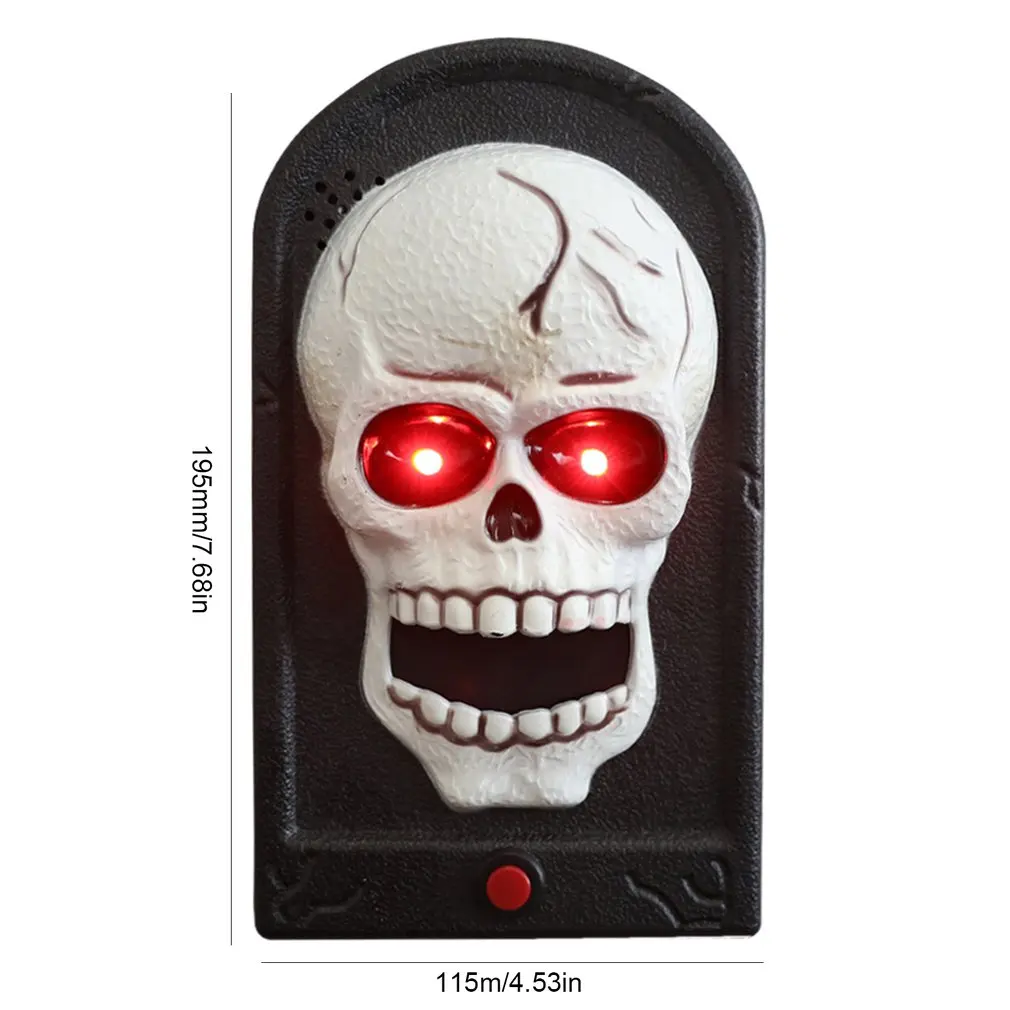 Witch Light Halloween Doorbell Props Scary Sound Decoration Spooky Holiday | Обустройство дома