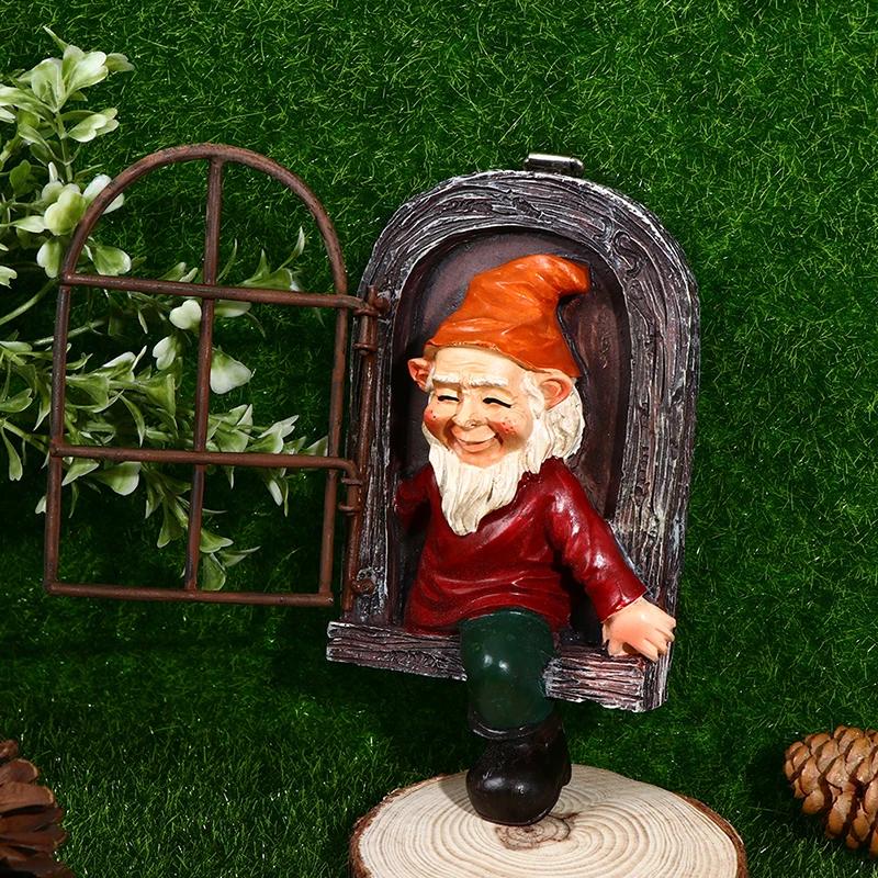 

1 шт. 3D карликовая статуя, садовые Ландшафтные украшения, смола, гном, семейный декор для двора