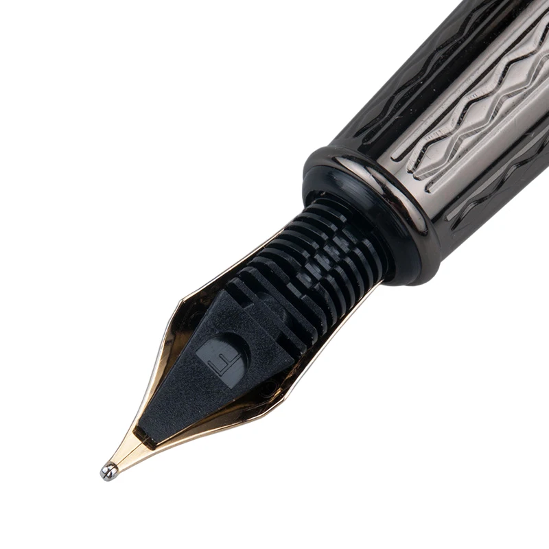 Ручка перьевая 0 5 мм с золотистыми/серыми чернилами 1 шт. | Канцтовары для офиса и