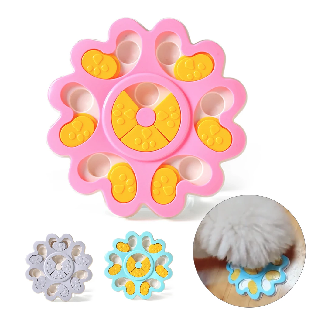 Dog Puzzle Toys Increase IQ Interactive Flower Slow Dispensing Feeding Pet Training Games Feeder For Small Medium Puppy | Дом и сад