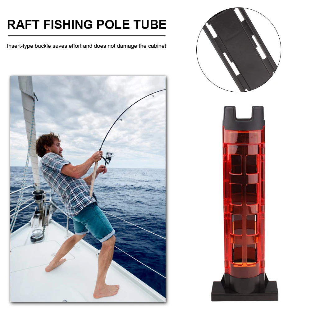 

Fishing Rod Holder Raft Fishing Barrel Accessories Vertical Inserting Device For MEIHO Box Fishing Tackle Pesca Iscas Accessorie