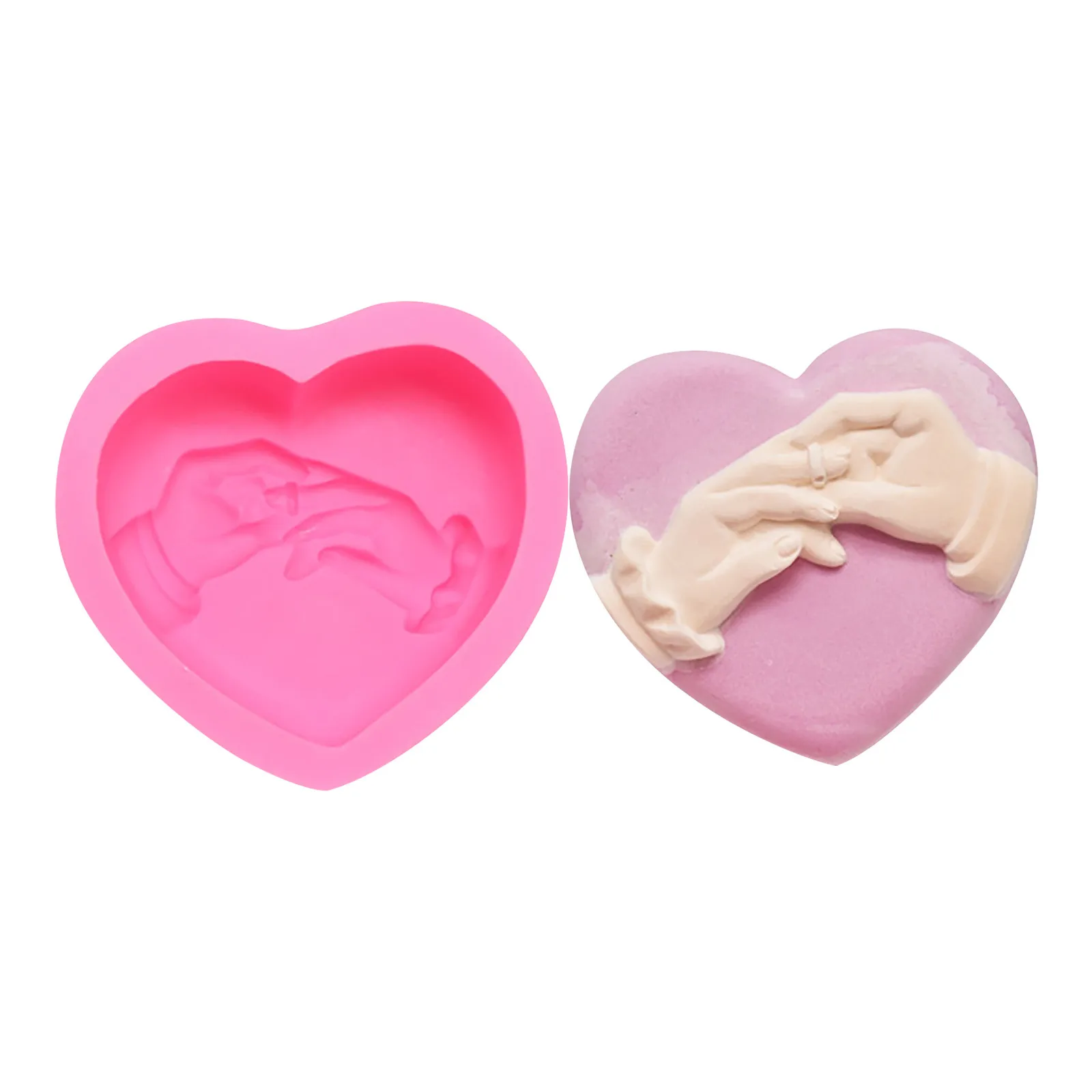 

Heart-shaped Mold New Creative Silicone Mold Baking Fondant Chocolate Mold Cookies Baking Cake Pastry Decoration Tools #BL1