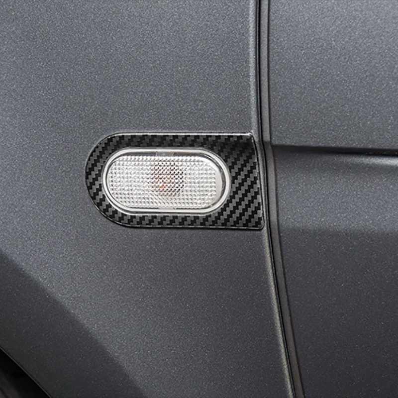 

for Mercedes new smart fortwo 453 Stainless steel turn signal decorative frame leaf board car stickers auto parts modification