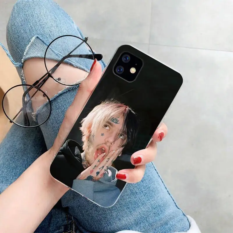 Чехол PENGHUWAN Lil Peep черный мягкий чехол для телефона iPhone 11 pro XS MAX 8 7 6 6S Plus X 5S SE XR |