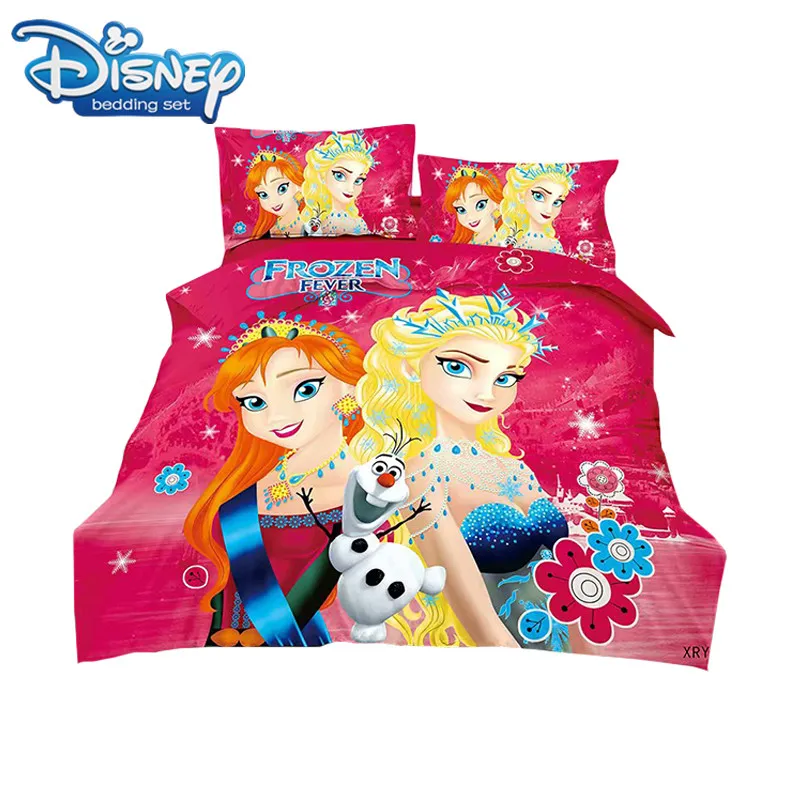 Эльзы из мультфильма &quotХолодное сердце&quot постельное бельё один размер Красный