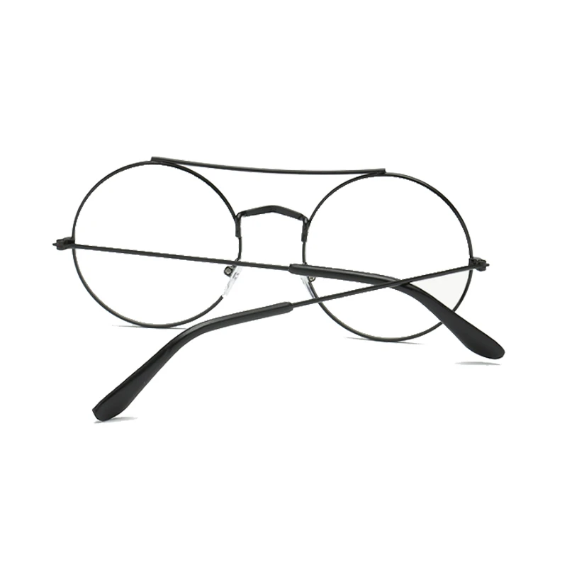 Солнцезащитные очки женские круглые красные в стиле ретро зеркальные коричневые